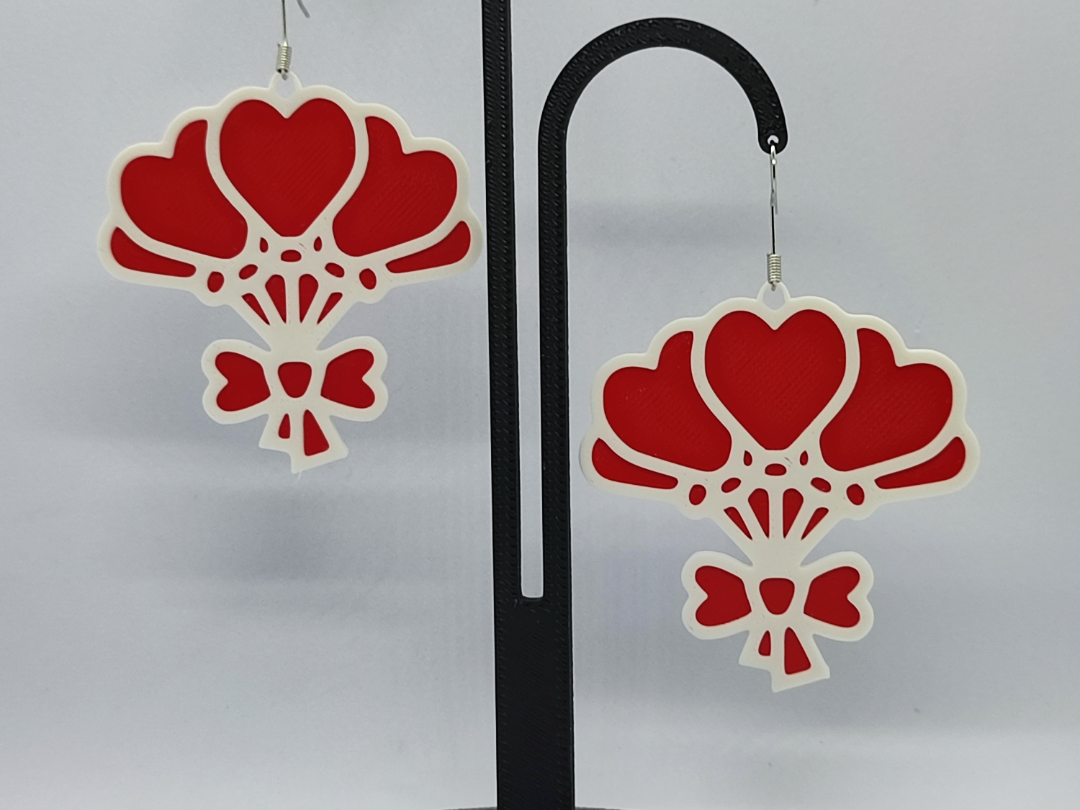 Pendientes Latido Rojo