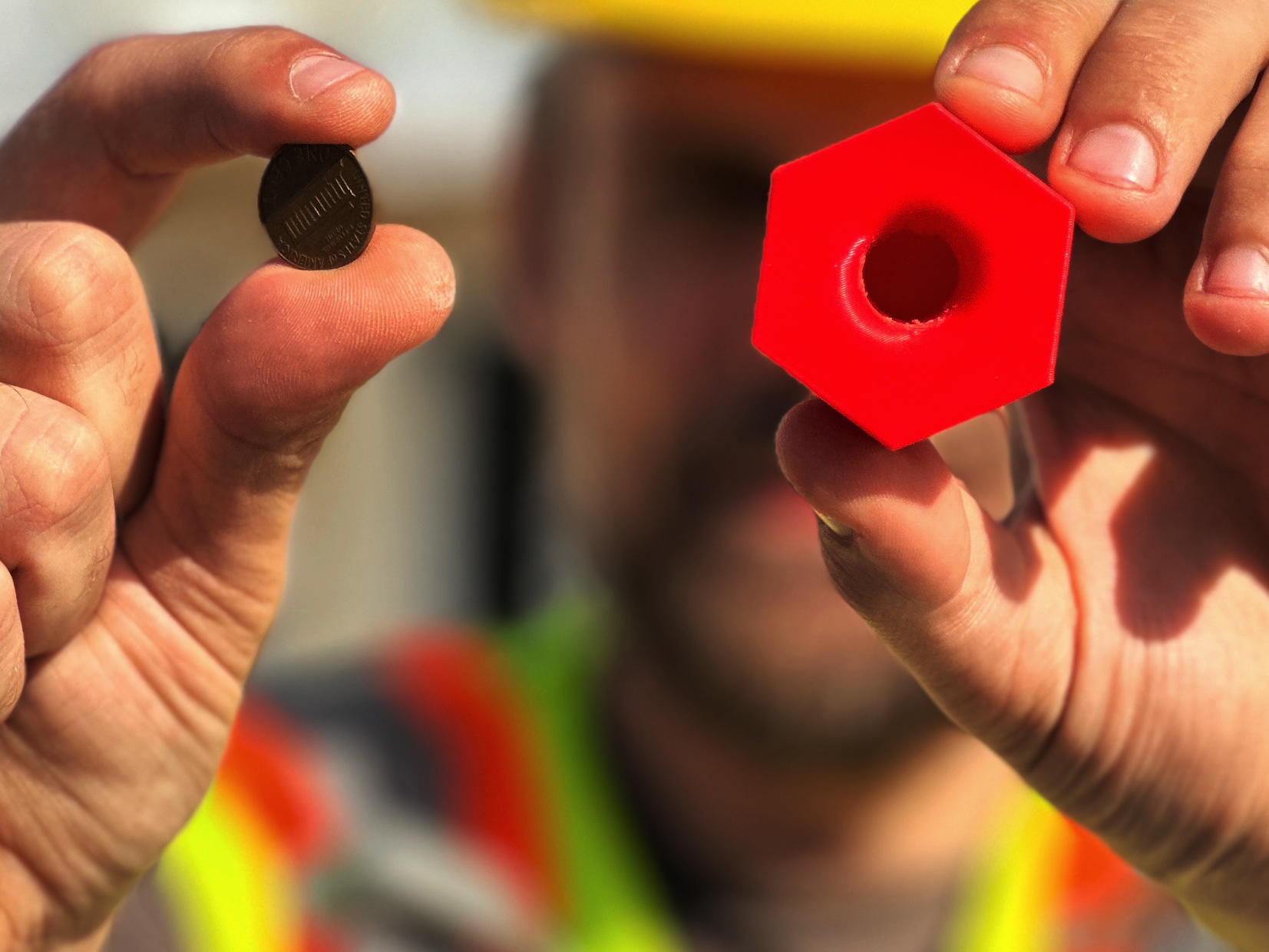 Rebar and Anchor Bolt Safety Cover (W/ Penny Slot)