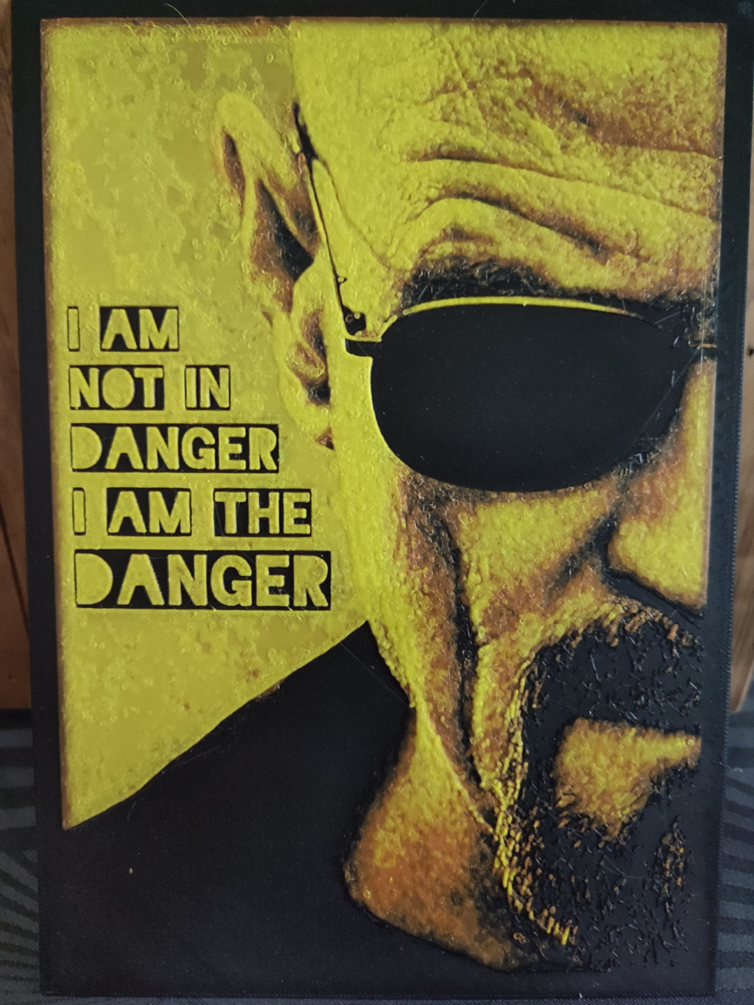 3-color HueForge Walter White Breaking Bad