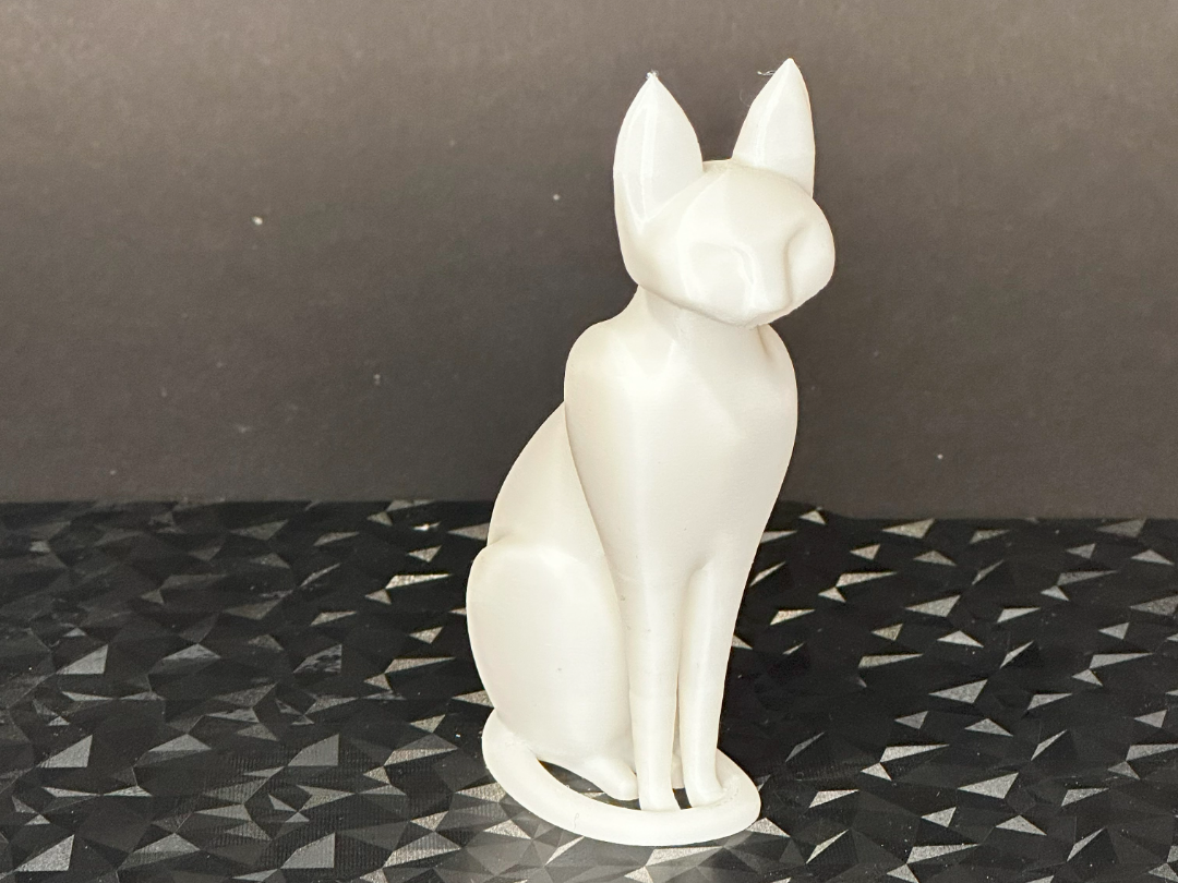 minimalitische Skulptur Katze