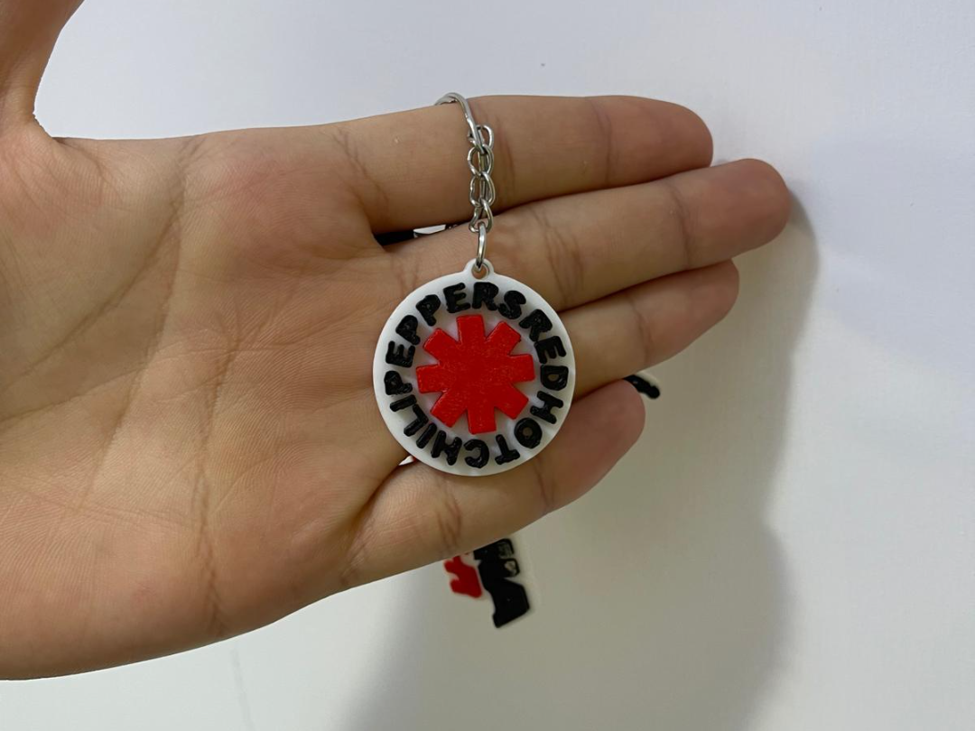 red hot chili peppers keychain - portachiavi