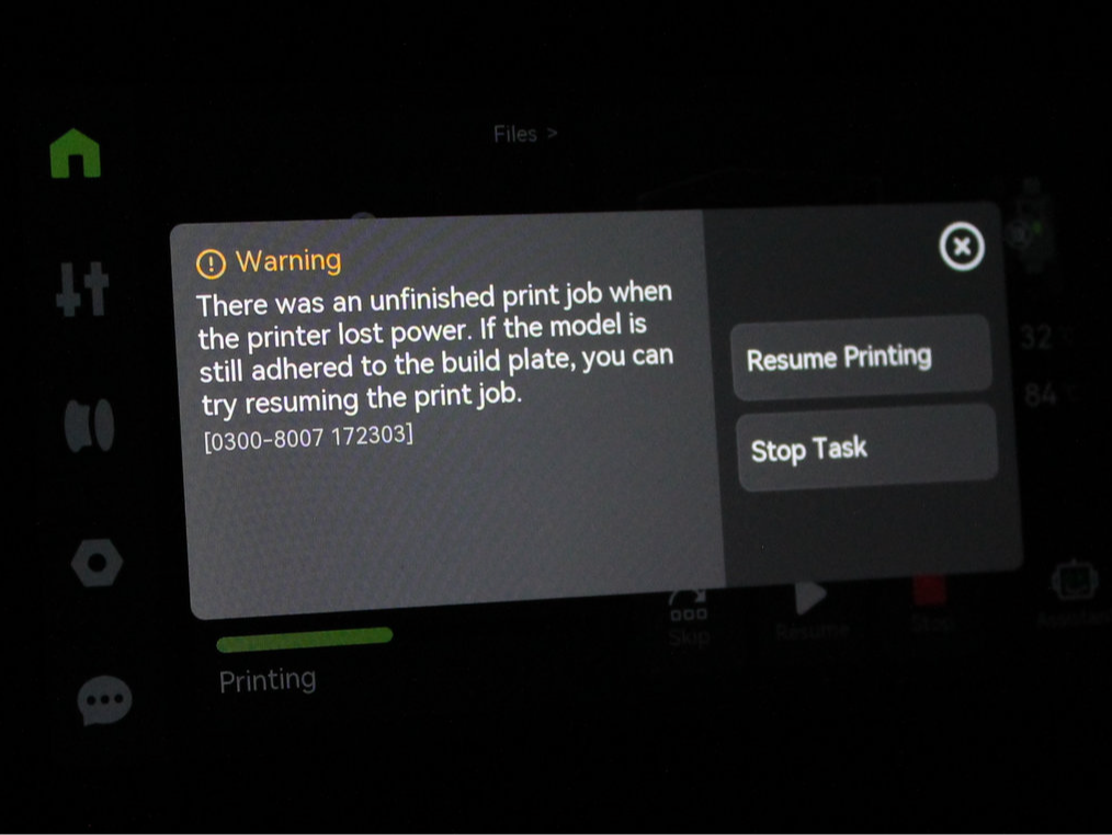 G-Code Disable Power Loss Recovery