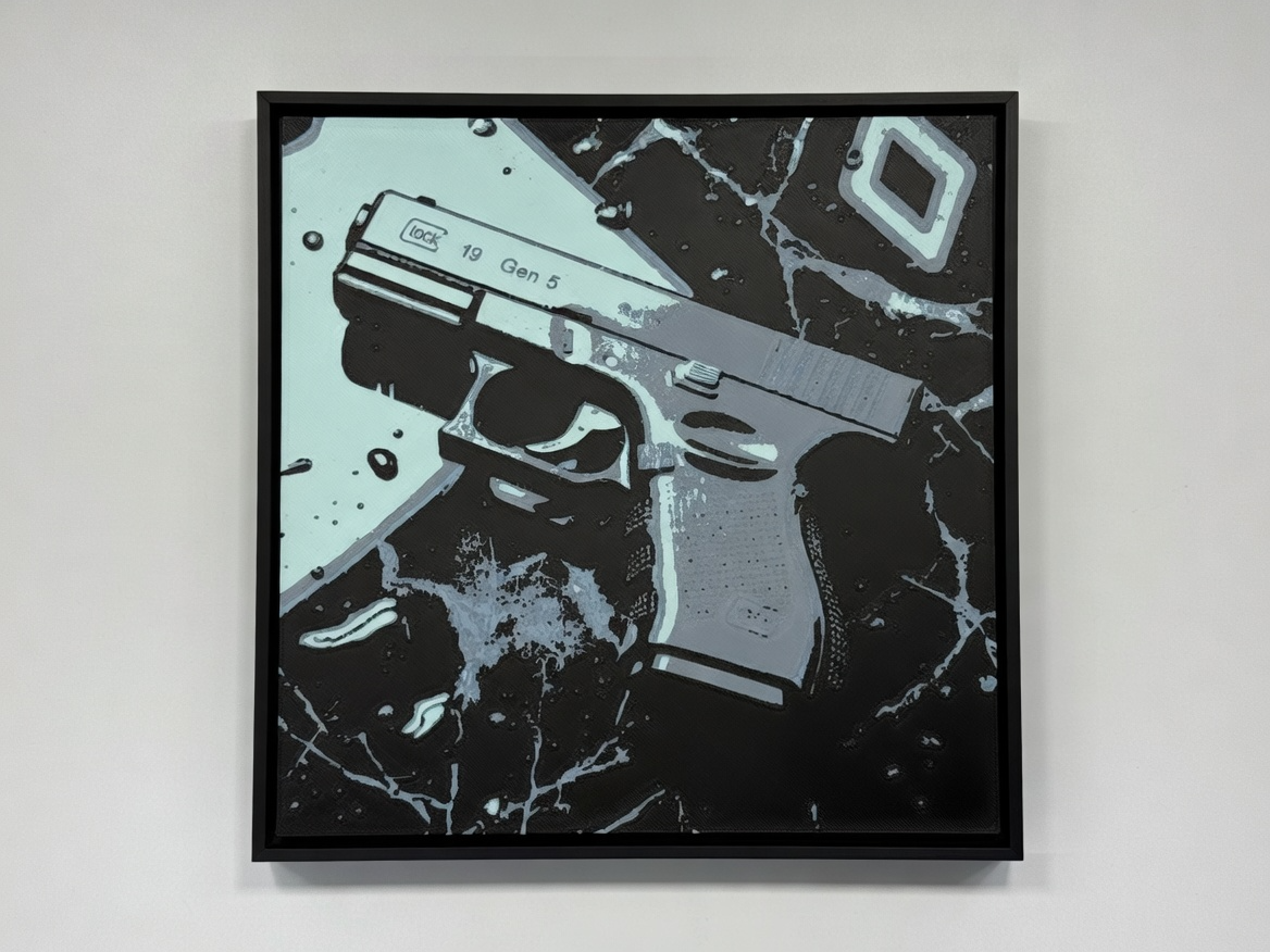 Hand gun Hueforge - Glossy at Night