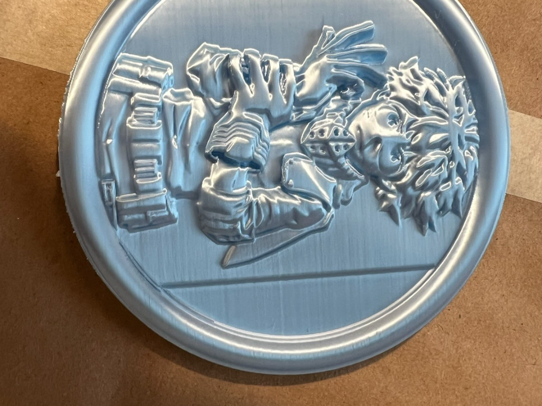 Anime character coin