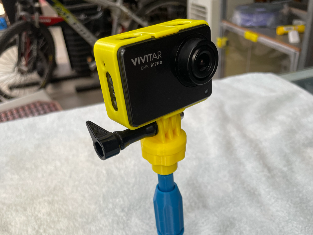 Vivitar917运动相机壳带GoPro架接口