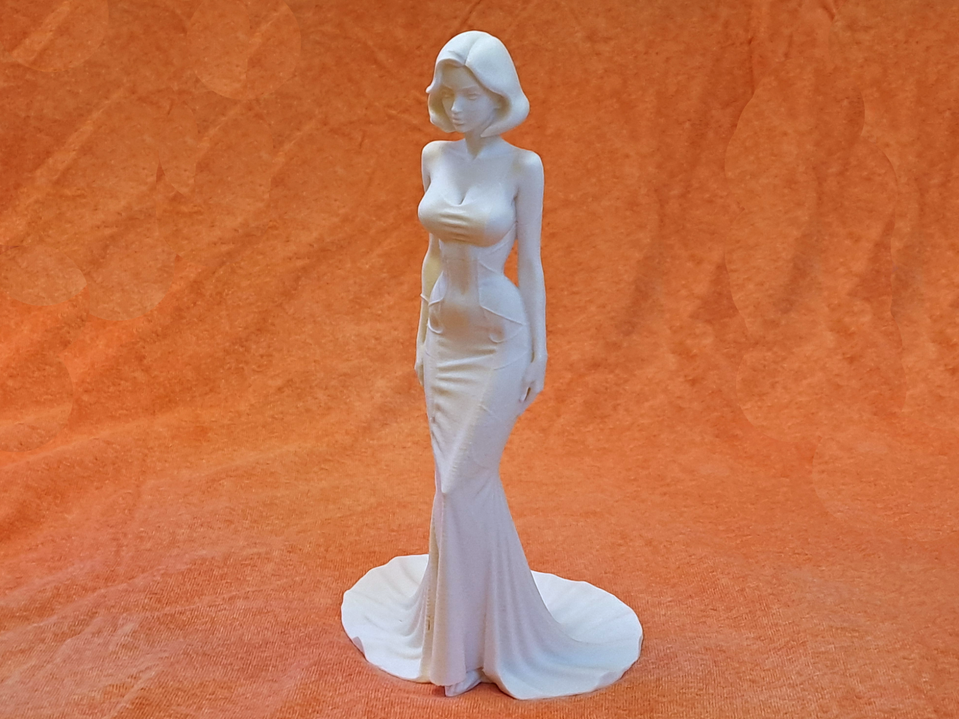 Elegant Evening Gown Lady – Standing Figure