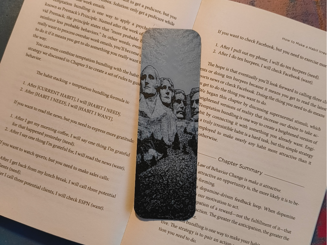 Mount Rushmore Bookmark