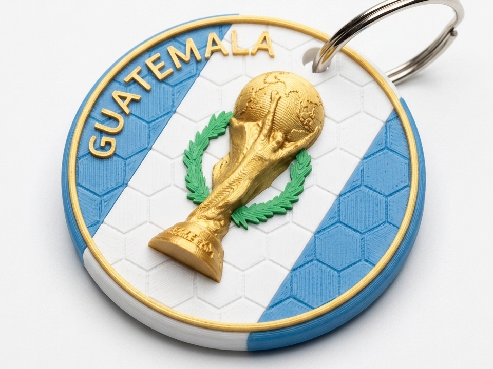 Llavero Guatemala (VERSION PROXIMO MUNDIAL)
