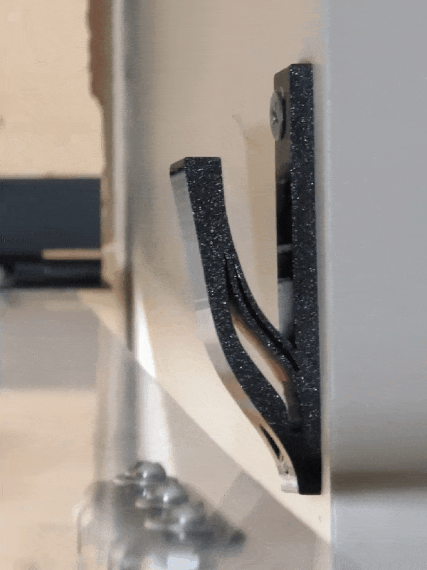 Vertical Enclosure Door - Hold Open