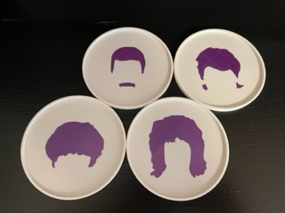 Queen Coasters (minimalist)