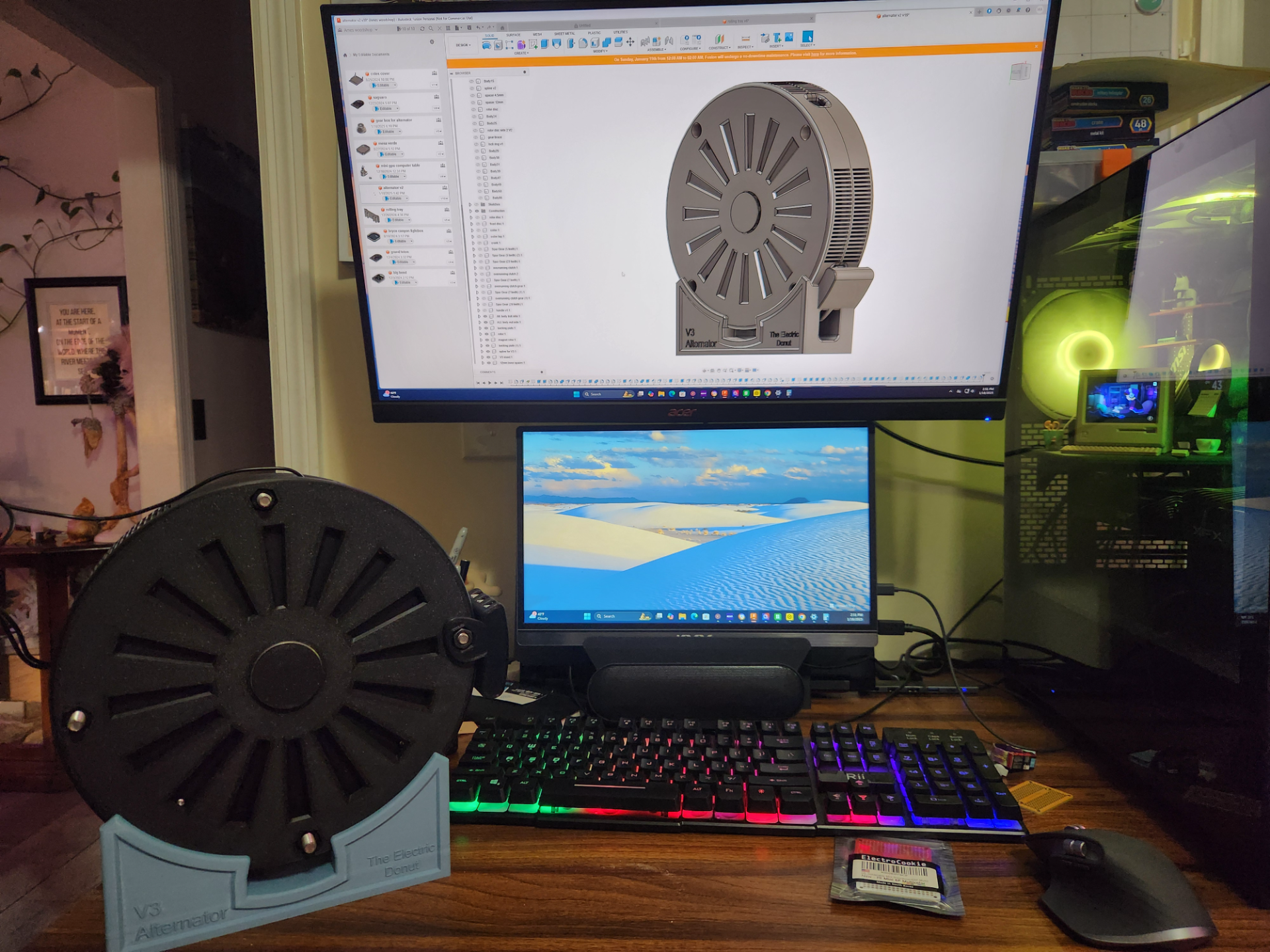 Axial Flux Alternator