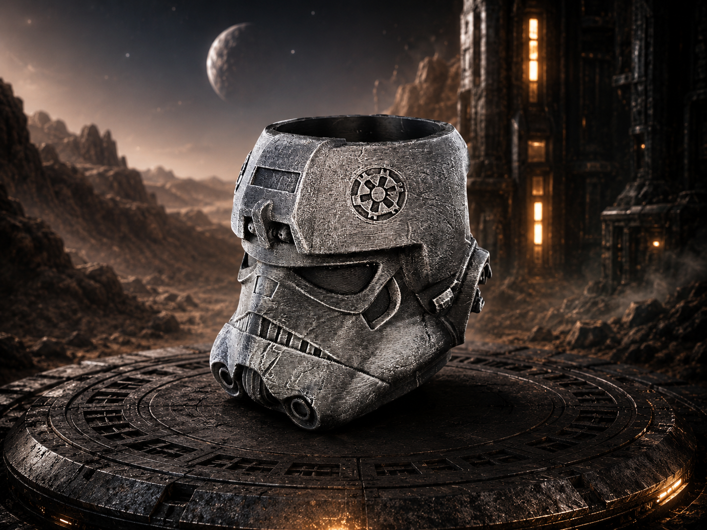 TIE Fighter Pilot Helmet Planter