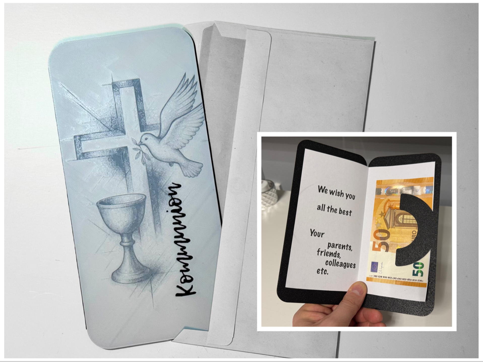greetings card Kommunion