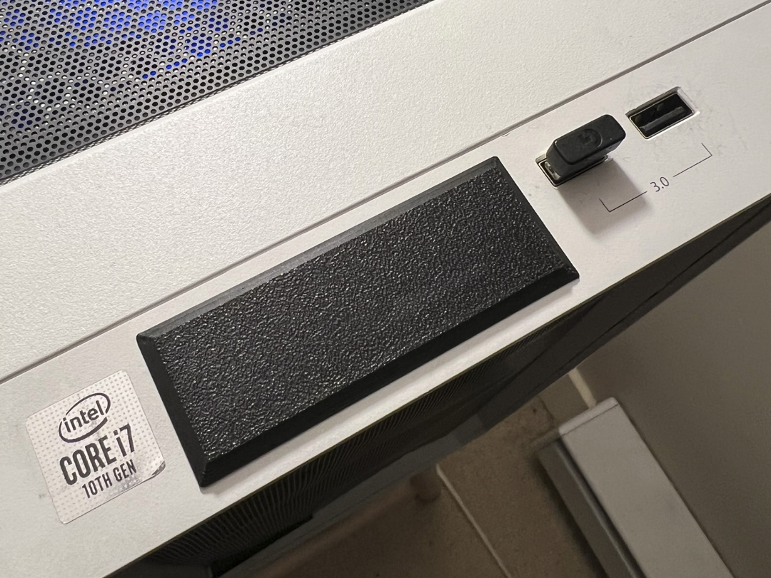 Fractal Design Meshify C Power Button Protector