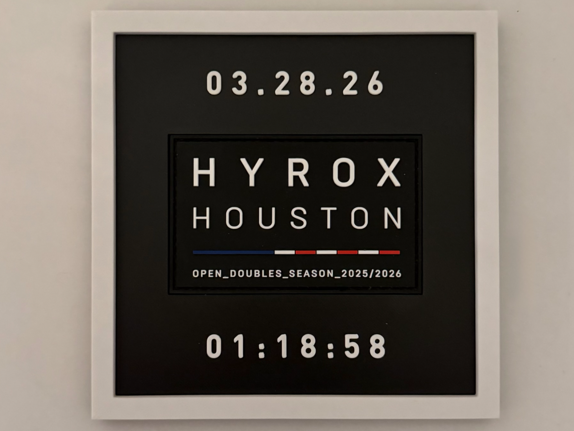 Hyrox Patch Frame