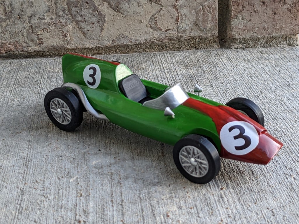 1960 Cooper T51 F1 (Pinewood Derby Car Shell)