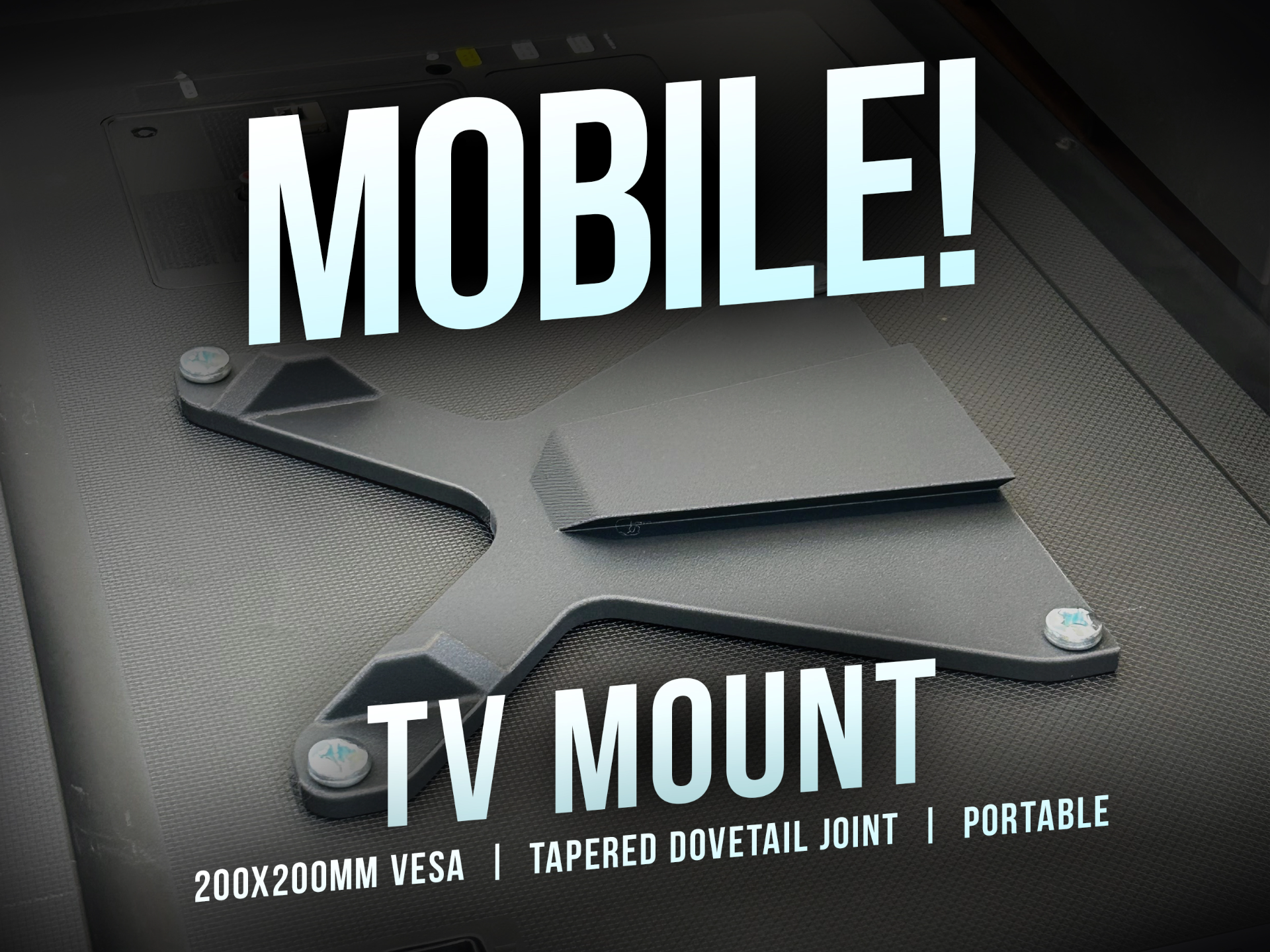 Mobile/Portable TV Mount!