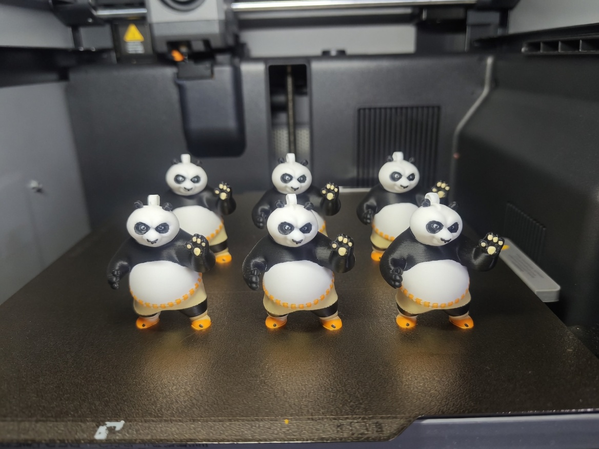 Kung Fu Panda keychain multicolor