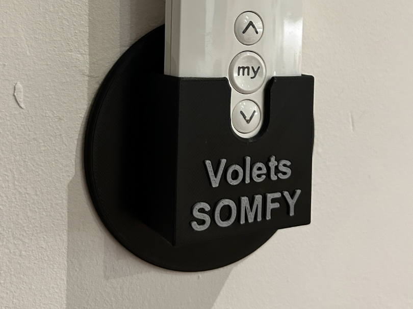 support Télécommande Telis Chronis RTS SOMFY