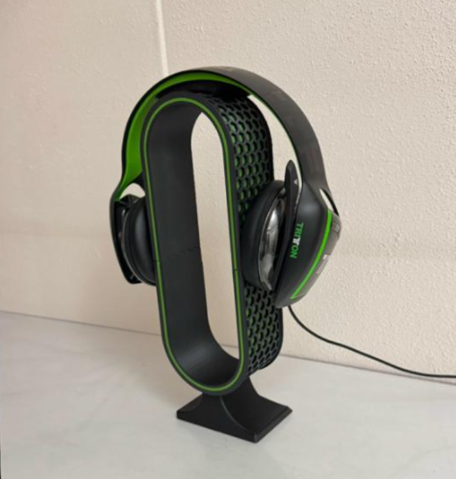 Honeycomb headset stand