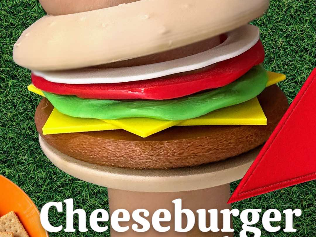 Cheeseburger Bangle Bracelet No AMS needed