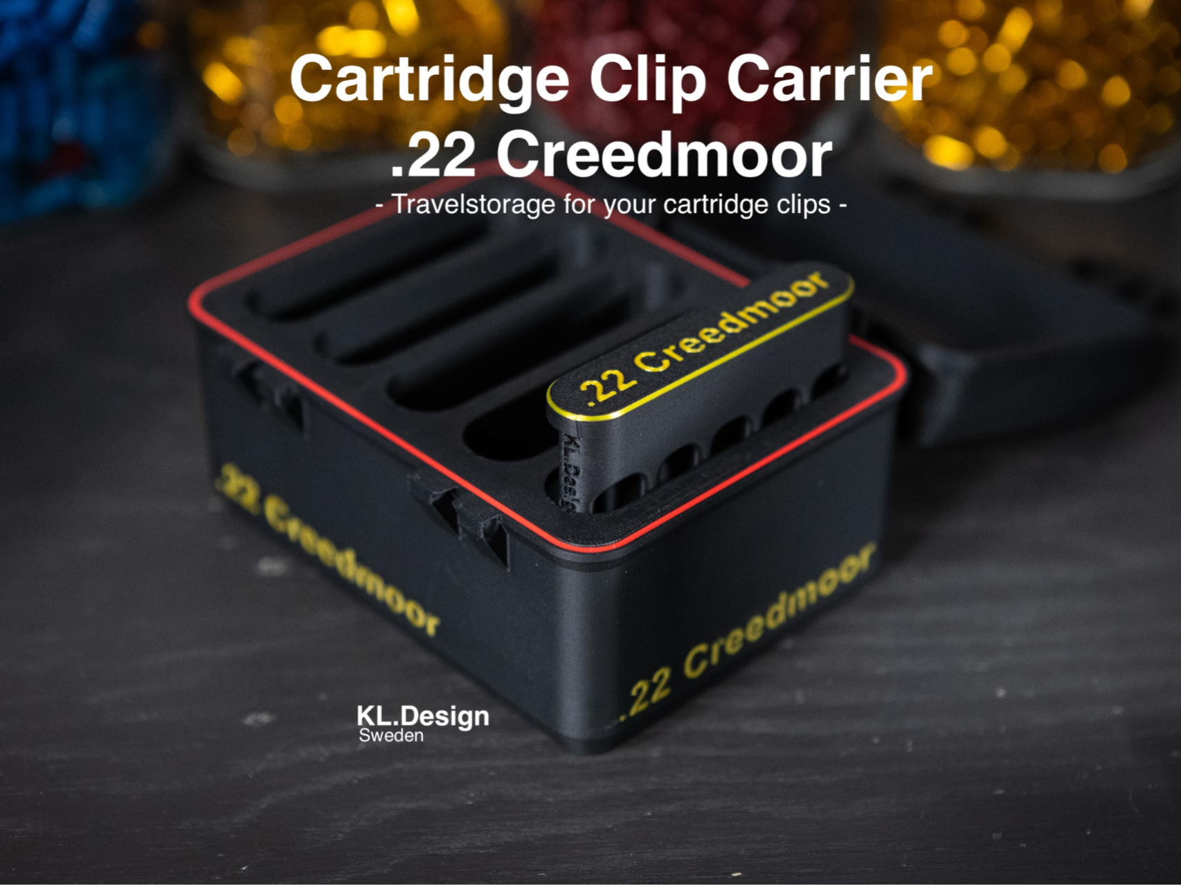 .22 Creedmoor Cartridge Clip Carrier