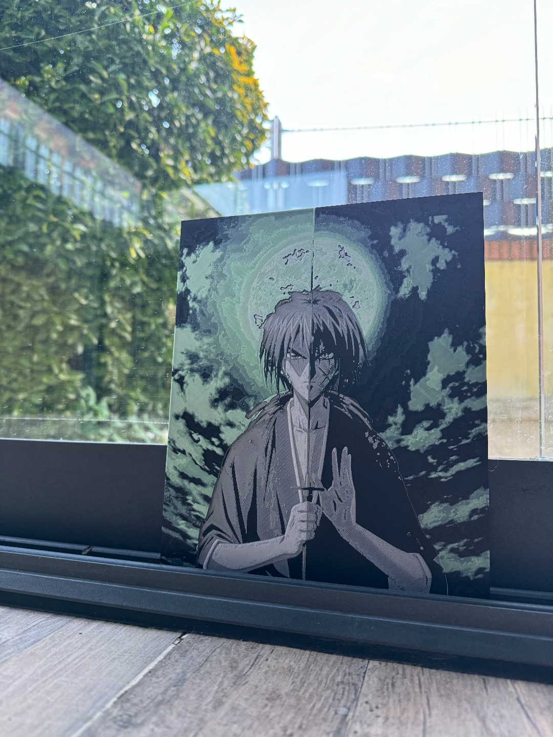 Kenshin Himura and the moon hue forge