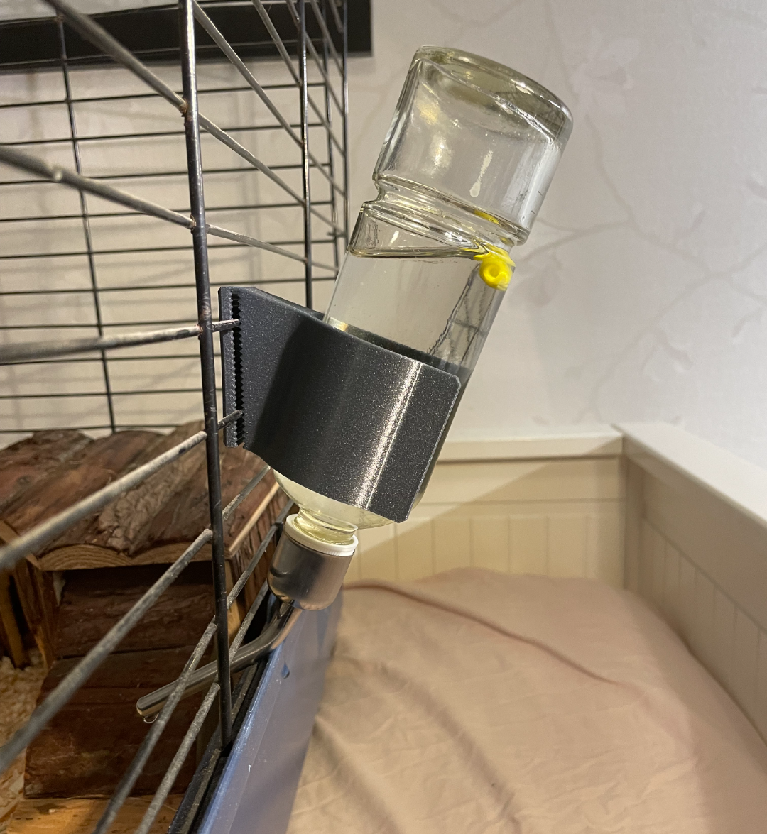 Snap-in holder, water bottle -58mm-Trixie 250ml