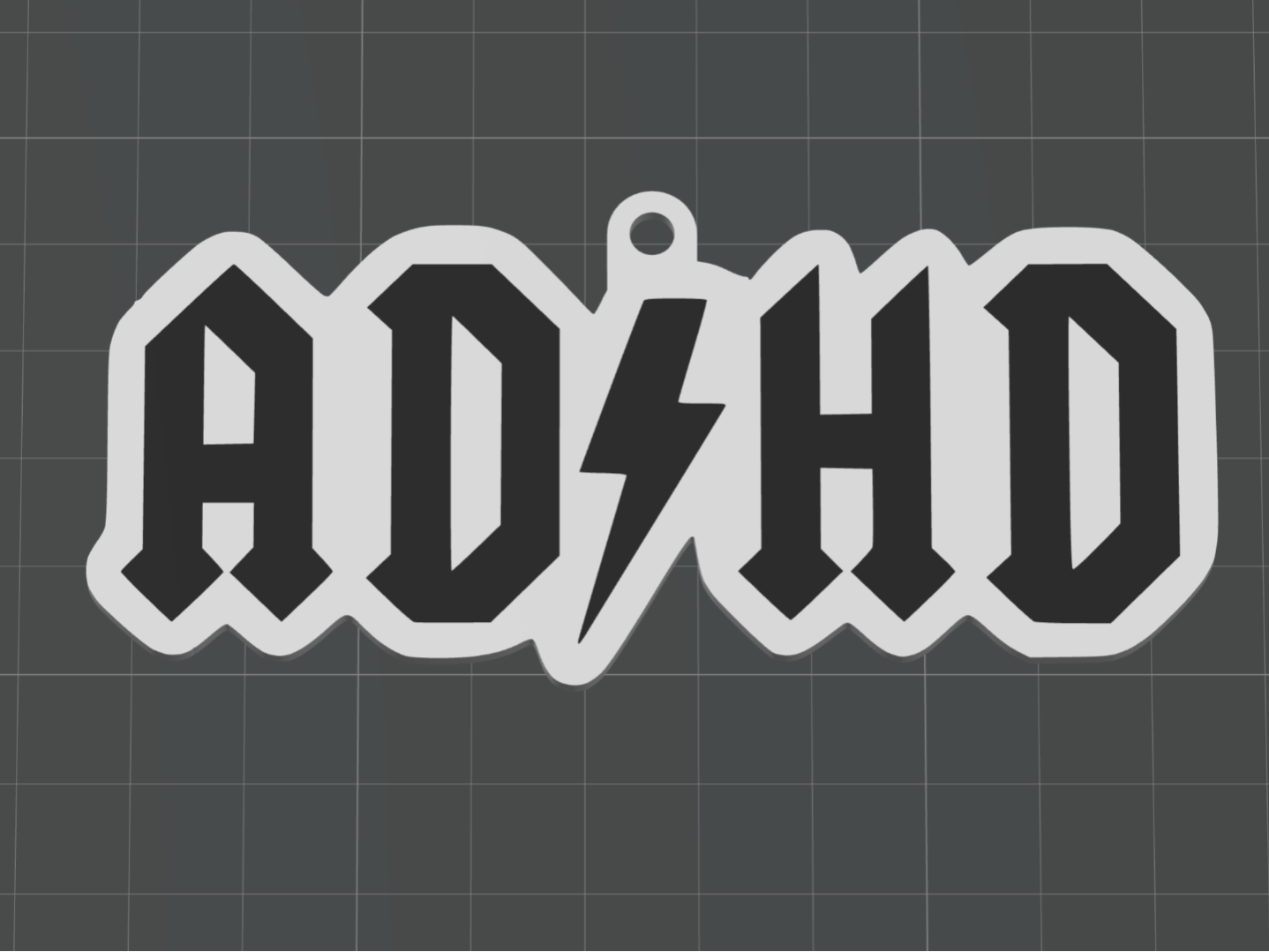 adhd keychain