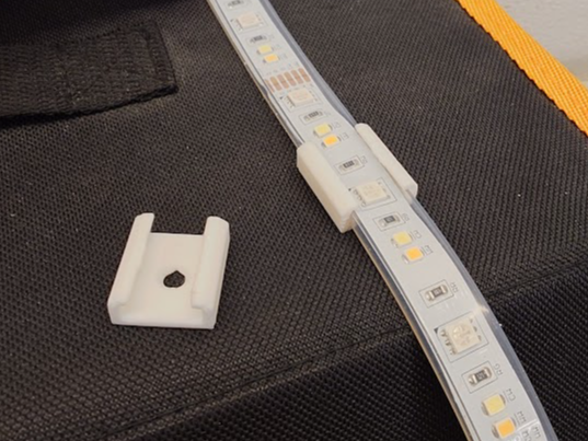 parametric clips for ledstrip