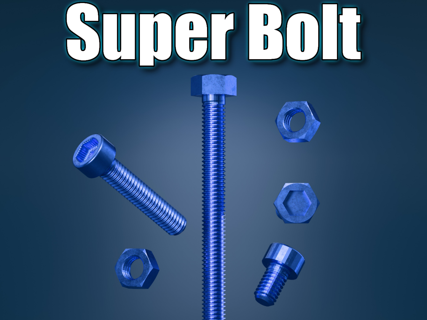 M6 SUPER BOLT with nut and perfect fit
