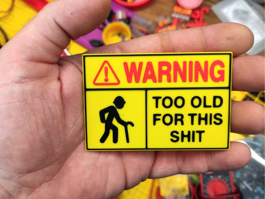 Too old for this shit