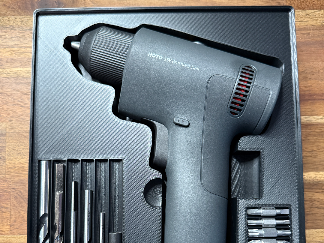 HOTO 16V Brushless Drill Gridfinity