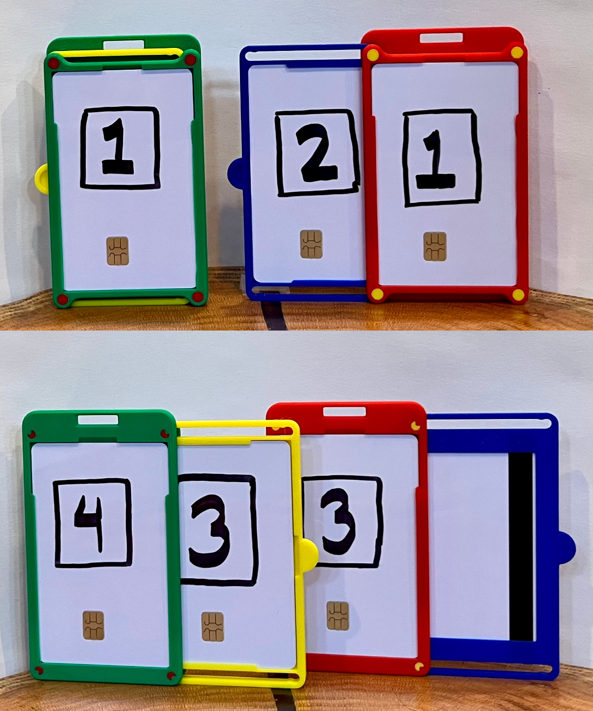 3 or 4 ID Badge Holder