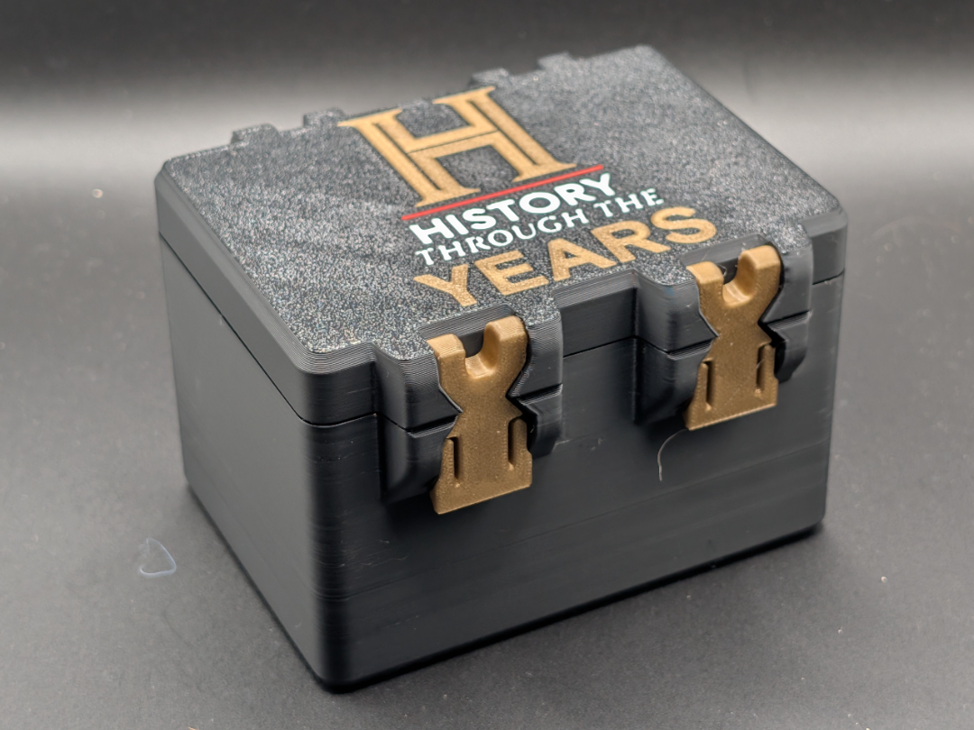 HISTORY Ch. Through the Years Card Box - SnapLock