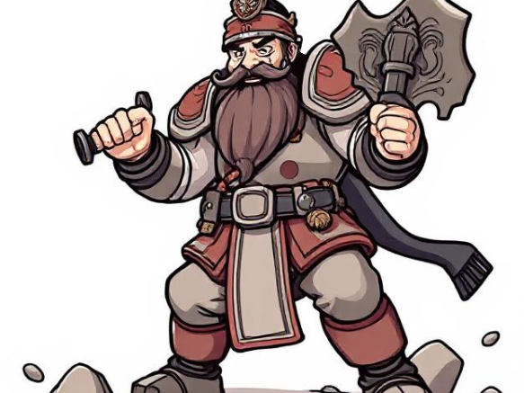 Medieval Dwarf Warrior