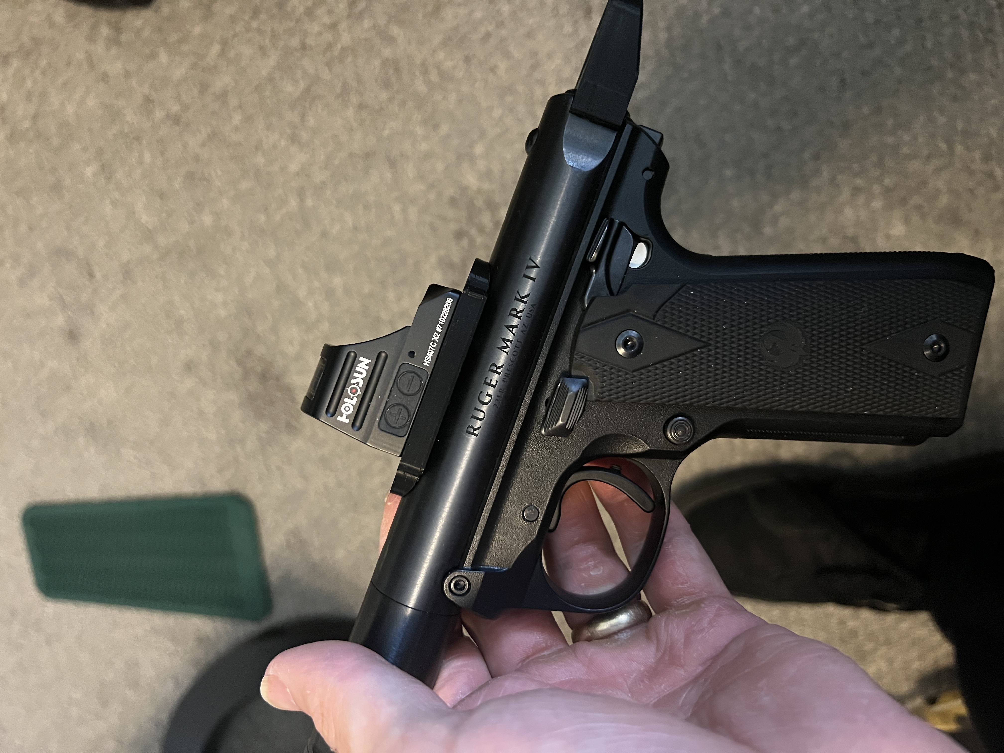 Ruger MK IV SSH Optic Plate