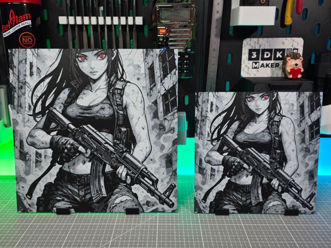 Girl Anime AK Tactical – Hueforge – 4 Colors