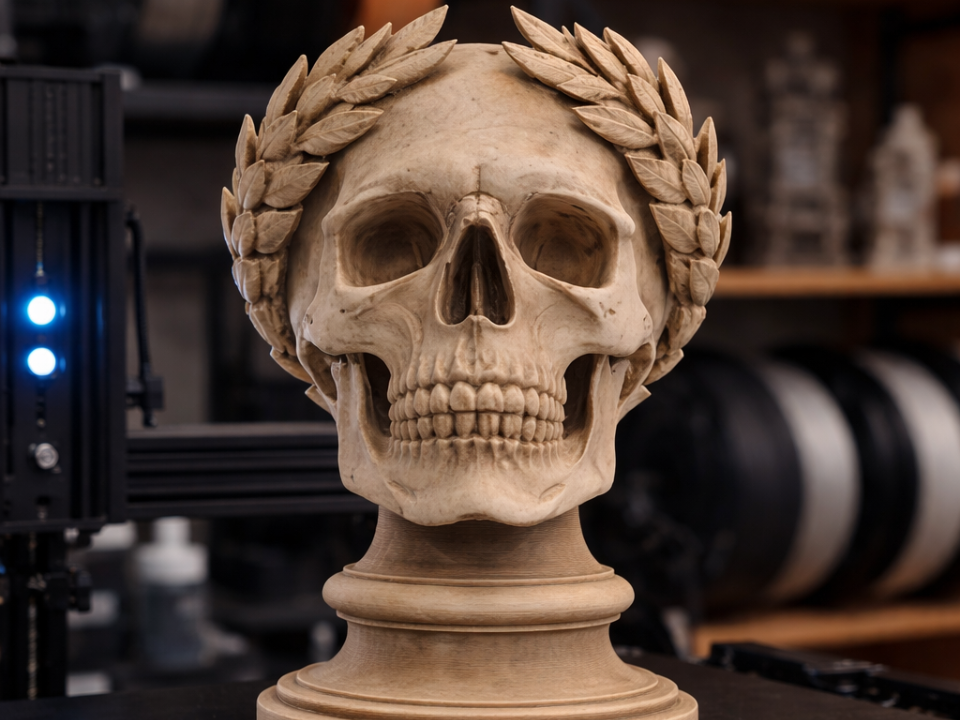 Roman Skull Bust