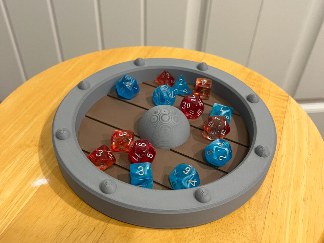 DnD Shield Dice Tray