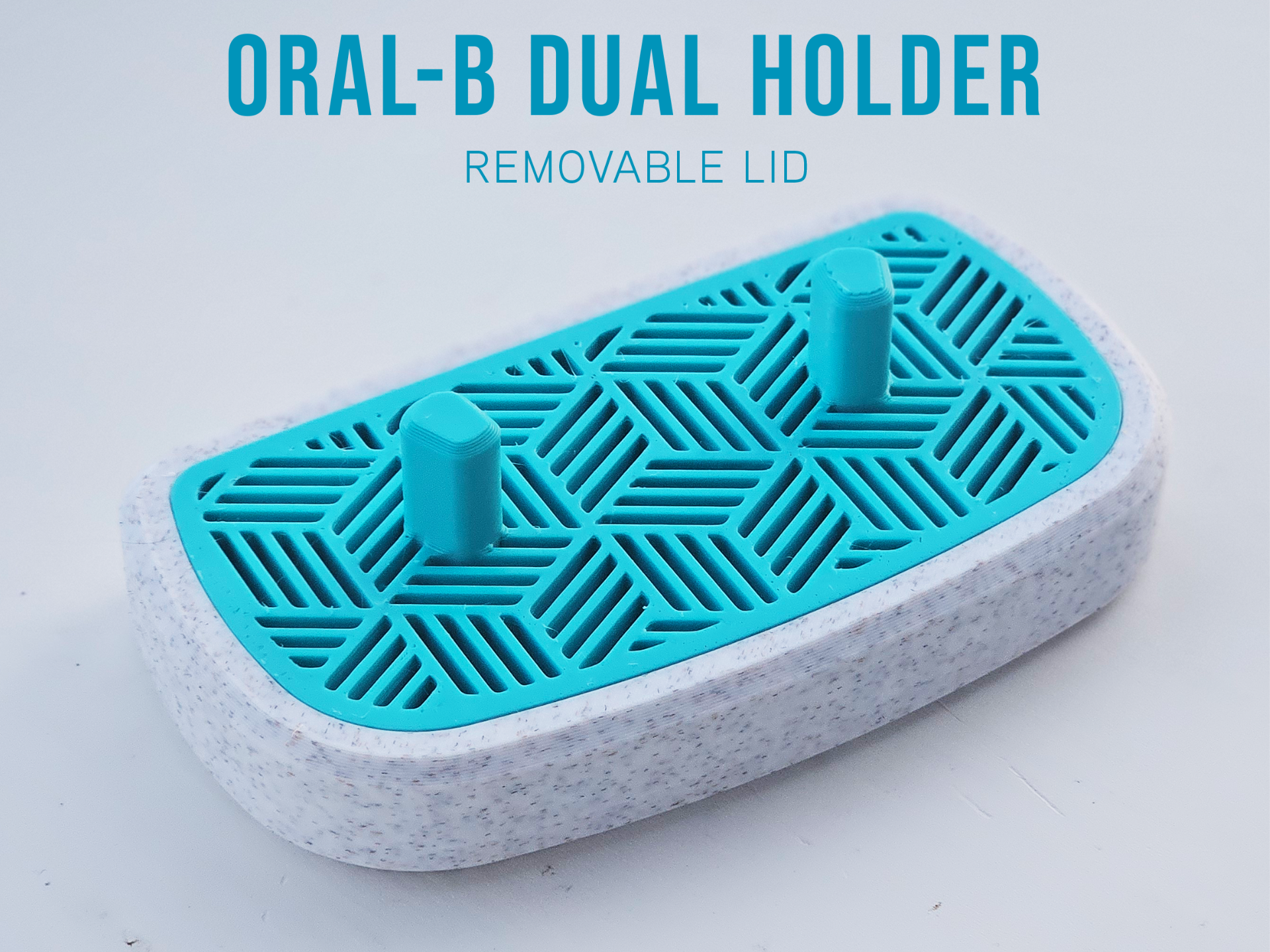 Oral B - Dual toothbrush holder