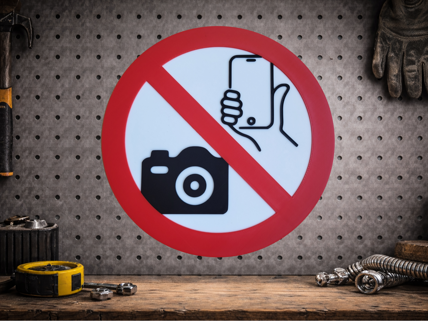 Verbotsschild - Fotografieren verboten