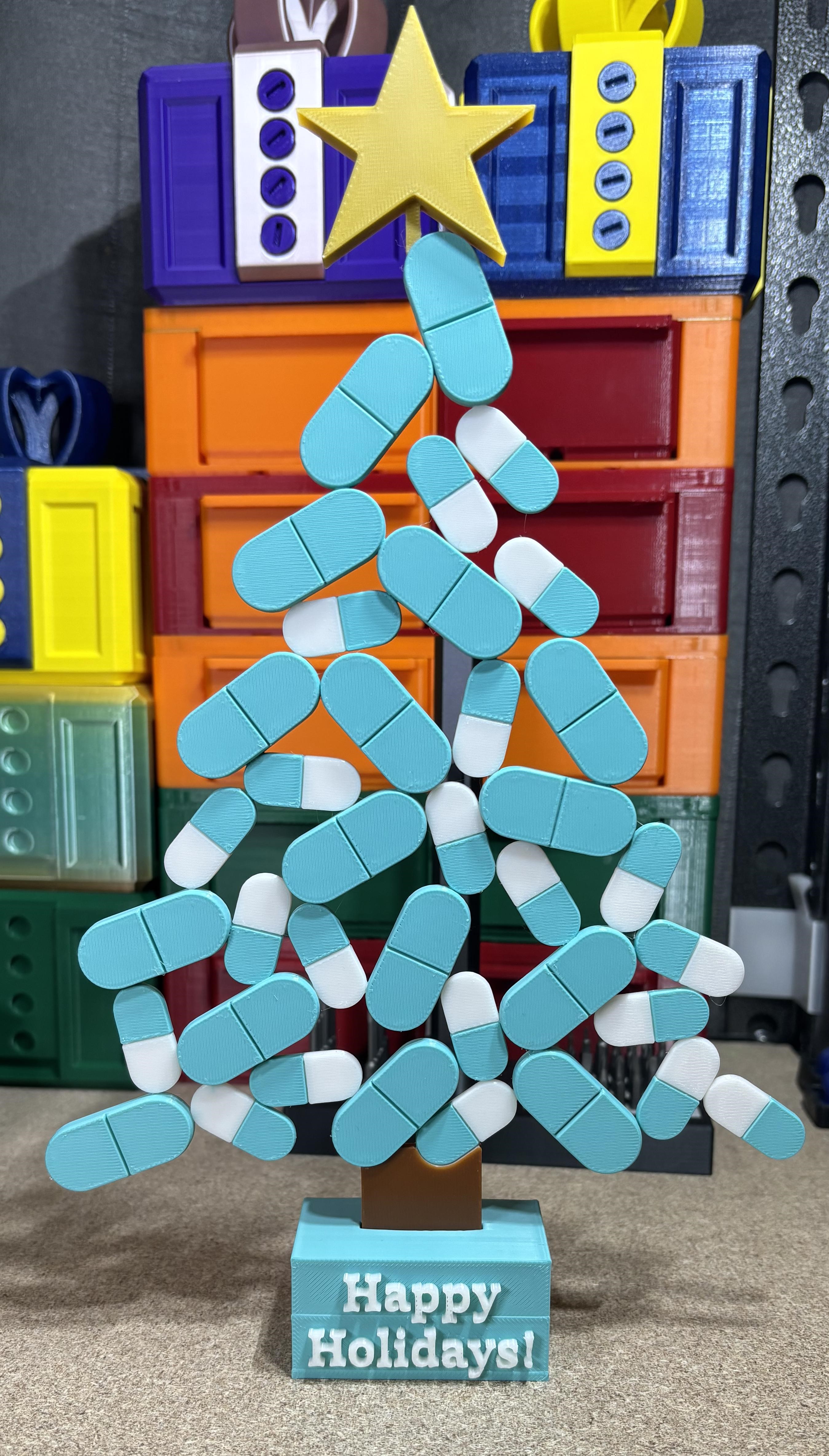 Happy Holidays Pharmacy Tree