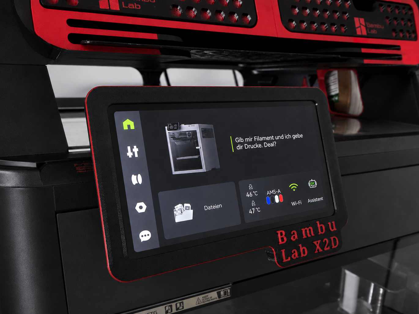 X2D Blende Display