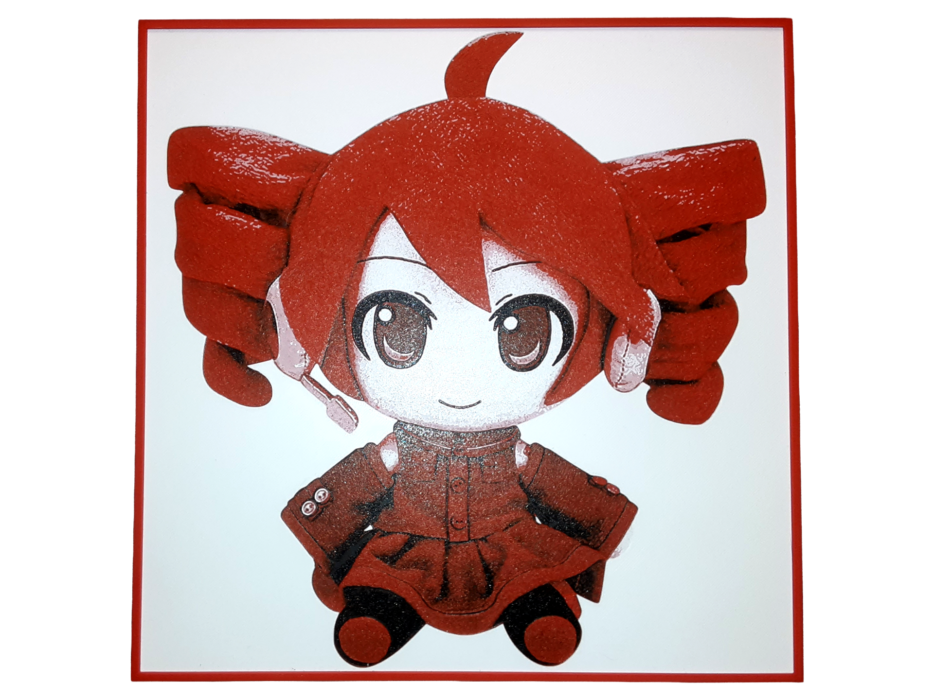 Kasane Teto Hueforge Vocaloid Chibi Plush Red