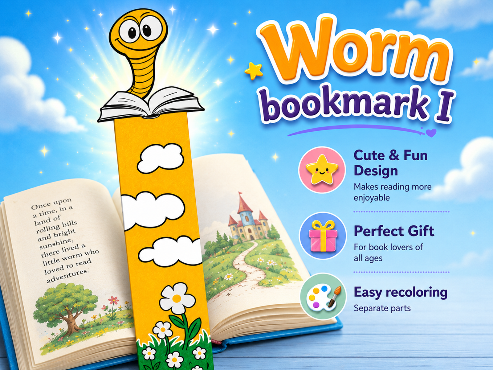 Worm bookmark I