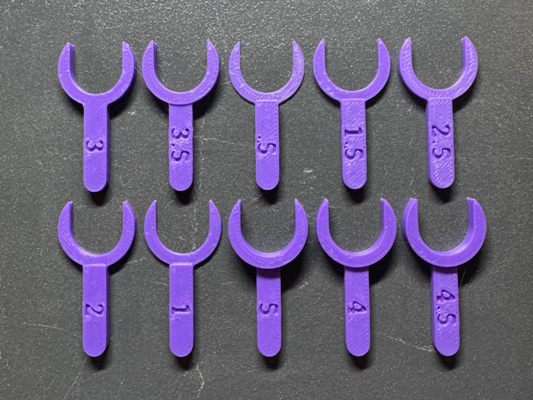 1/10 shock shims for setting spring preloads