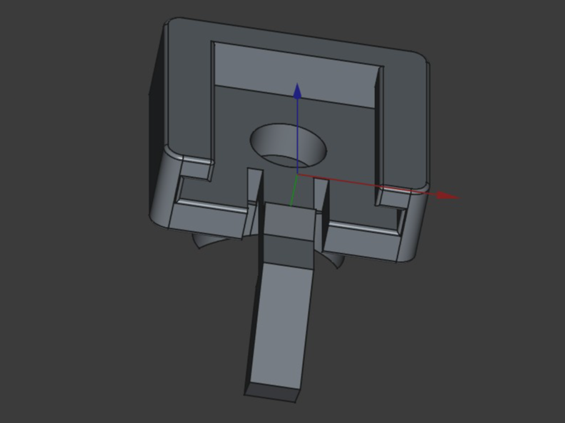 Mounting bracket for bicycle light Moon aerolight