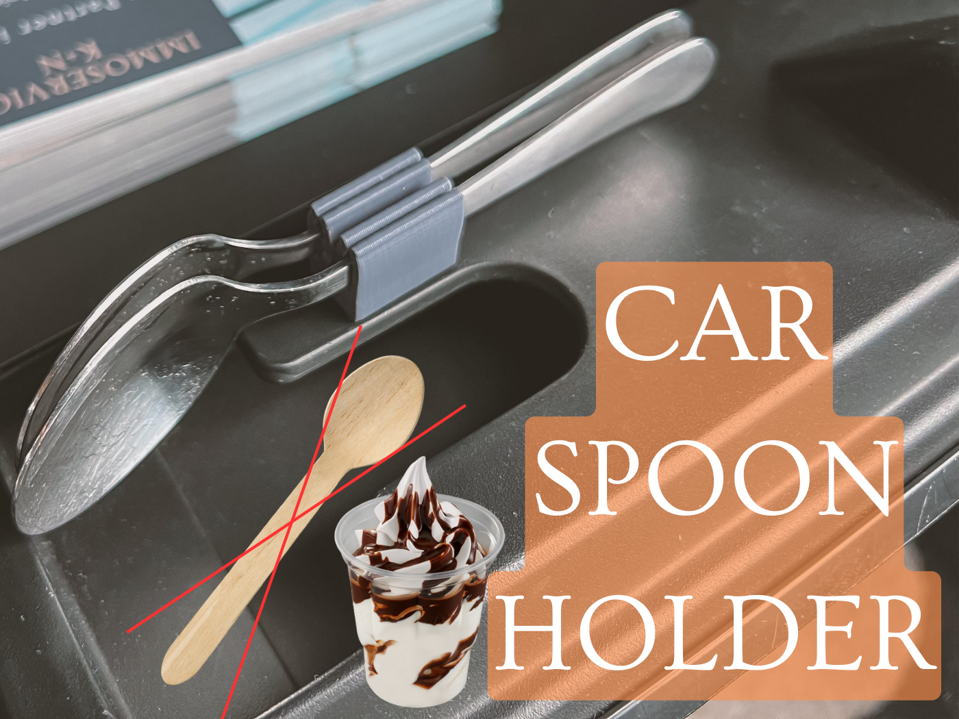Car Spoon Holder Sundae