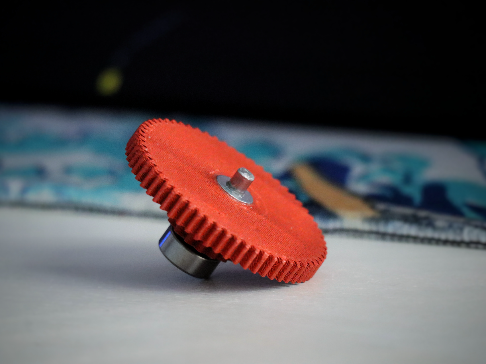 Engranaje Doble Agujero Eje acero 4mm (prueba)